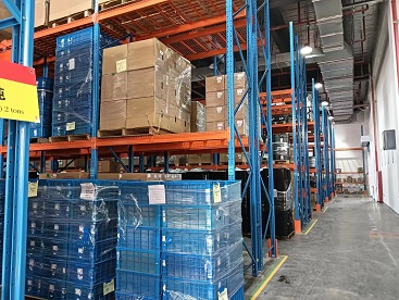 上海某仓储设备有限公司货架检测
